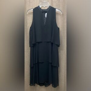 ERIN by Erin Fetherston Black Asymmetrical Dress